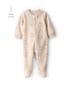 Macacão bebê em fleece urso - bege | Carter's