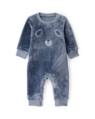 Macacão bebê peluciado urso - azul | Carter's