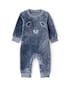 Macacão bebê peluciado urso - azul | Carter's