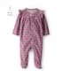 Macacão bebê em fleece coração - lilás | Carter's