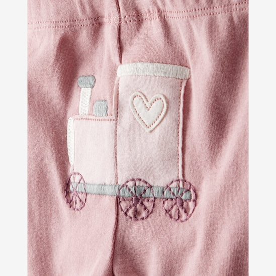 Conjunto longo bebê 3 peças trem - multicor | Carter's