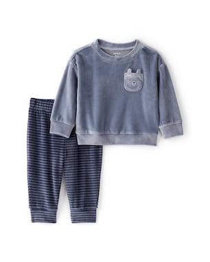 Conjunto longo bebê 2 peças em plush - multicor | Carter's