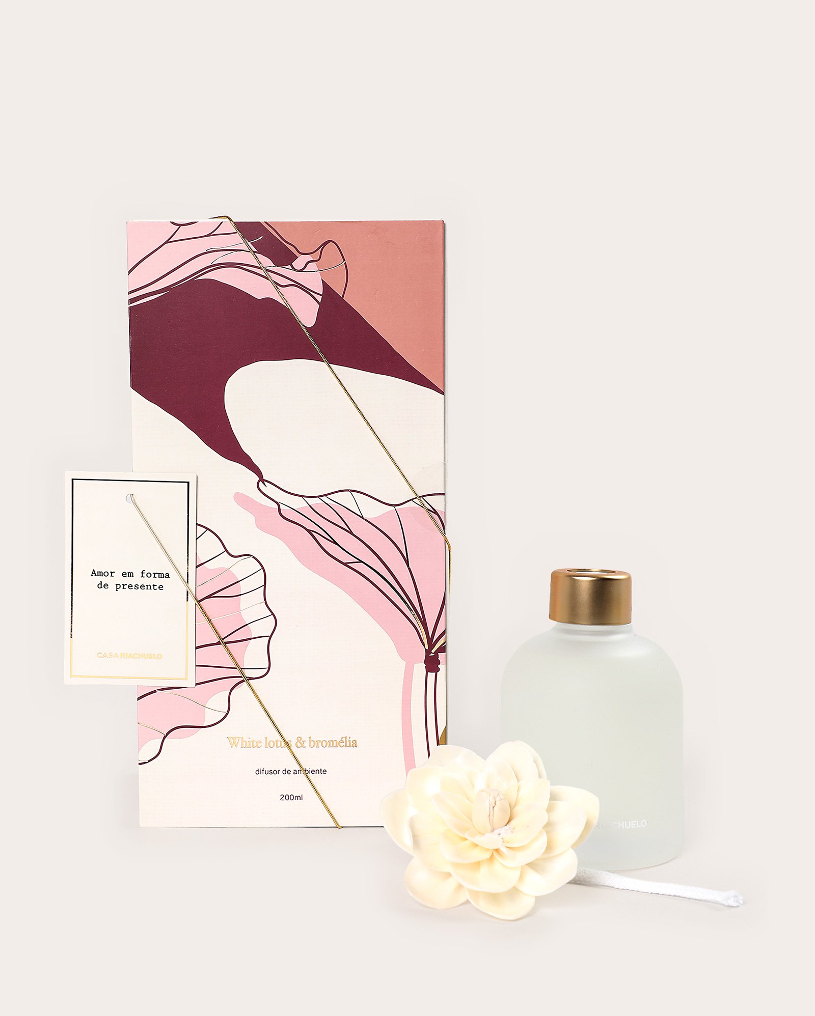 Aromatizador de ambiente White lotus 200ml - branco | Casa Riachuelo
