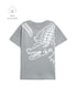 Camiseta infantil jacaré - cinza | Carter's