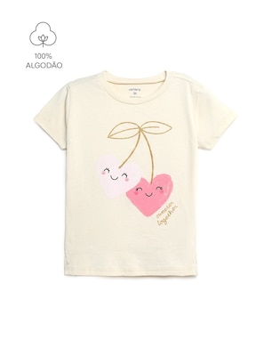 Camiseta infantil coração | Carter's
