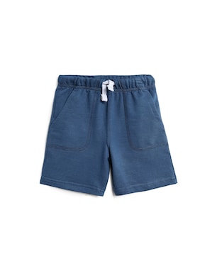 Bermuda infantil com cordão - Azul | Carter's