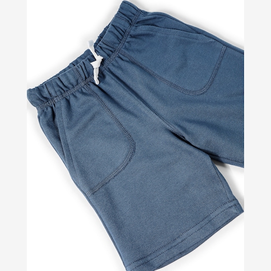 Bermuda infantil com cordão - azul | Carter's