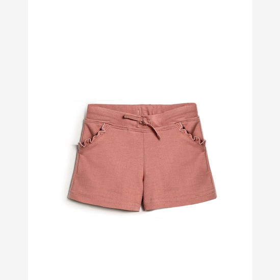 Short infantil com babados - rosa | Carter's