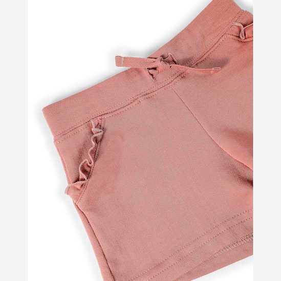 Short infantil com babados - rosa | Carter's