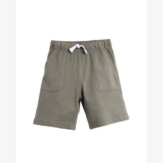 Bermuda infantil reta básica - verde | Carter’s