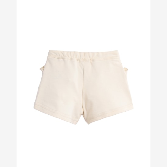 Short infantil relaxed com babados - bege | Carter's