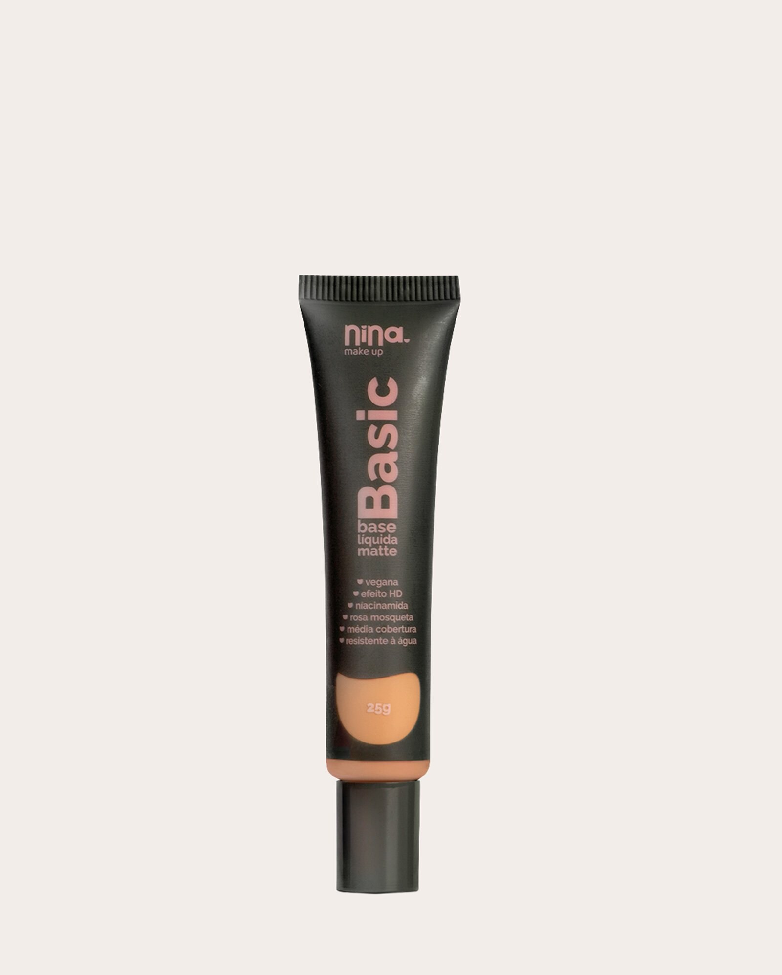 Base líquida Basic cor 6 25g | Nina Makeup