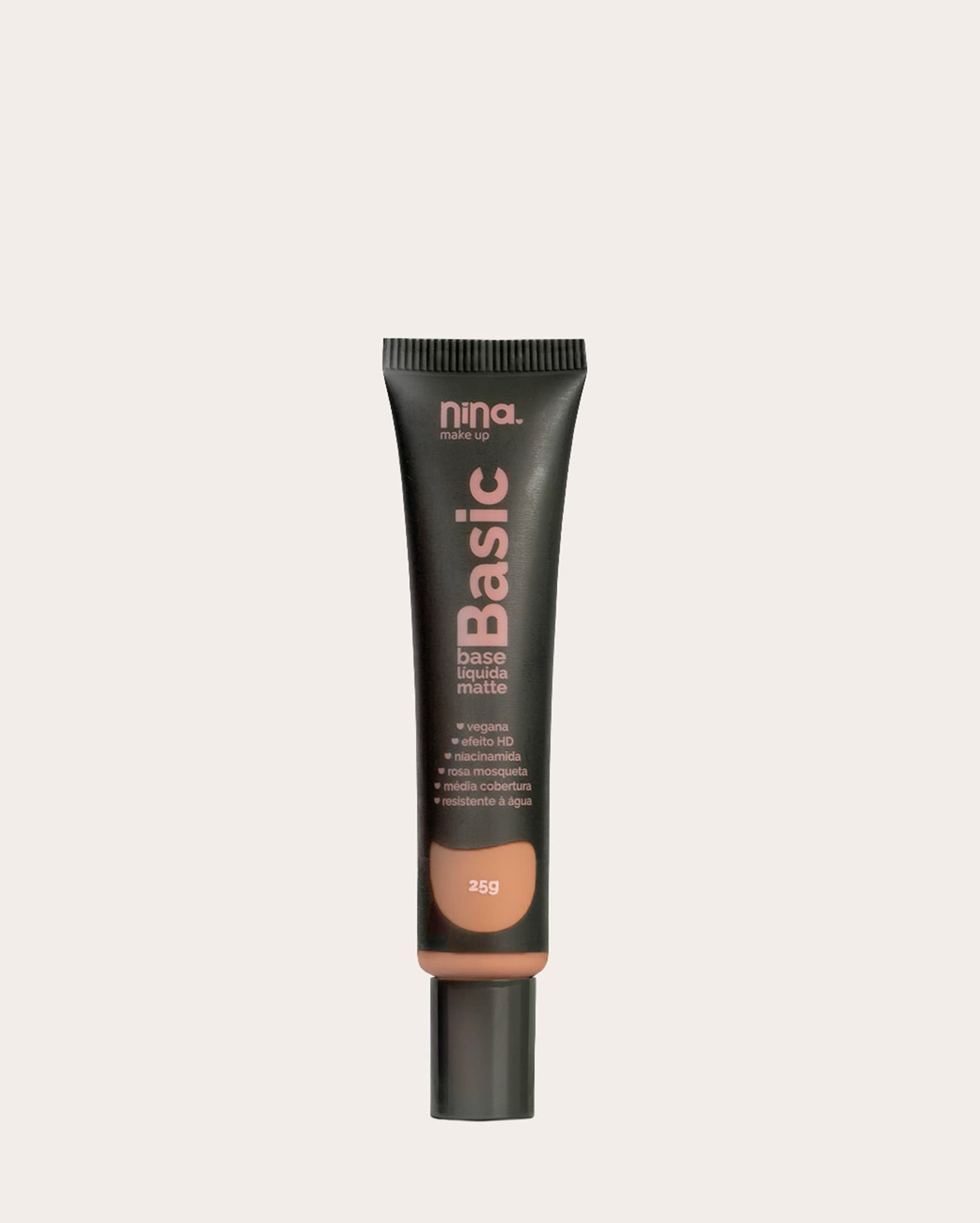 Base líquida Basic cor 8 25g | Nina Makeup