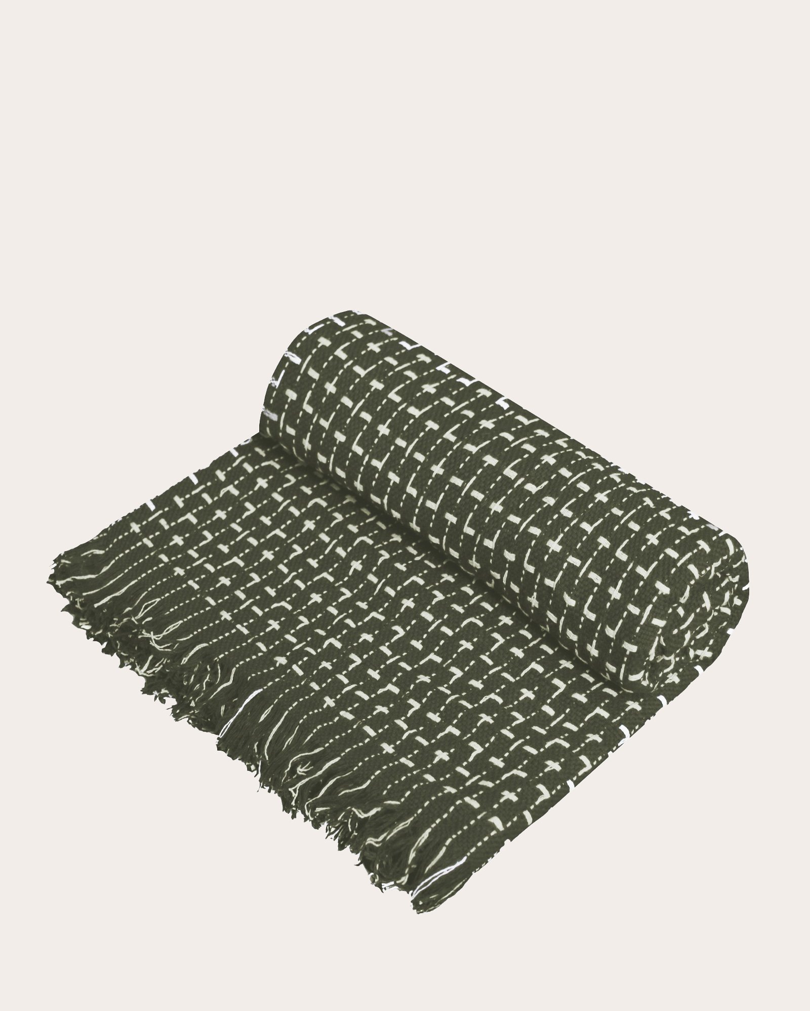 Manta decorativa para sofá Odin 215x290m - ÚNICO Verde Escuro | Casa Riachuelo