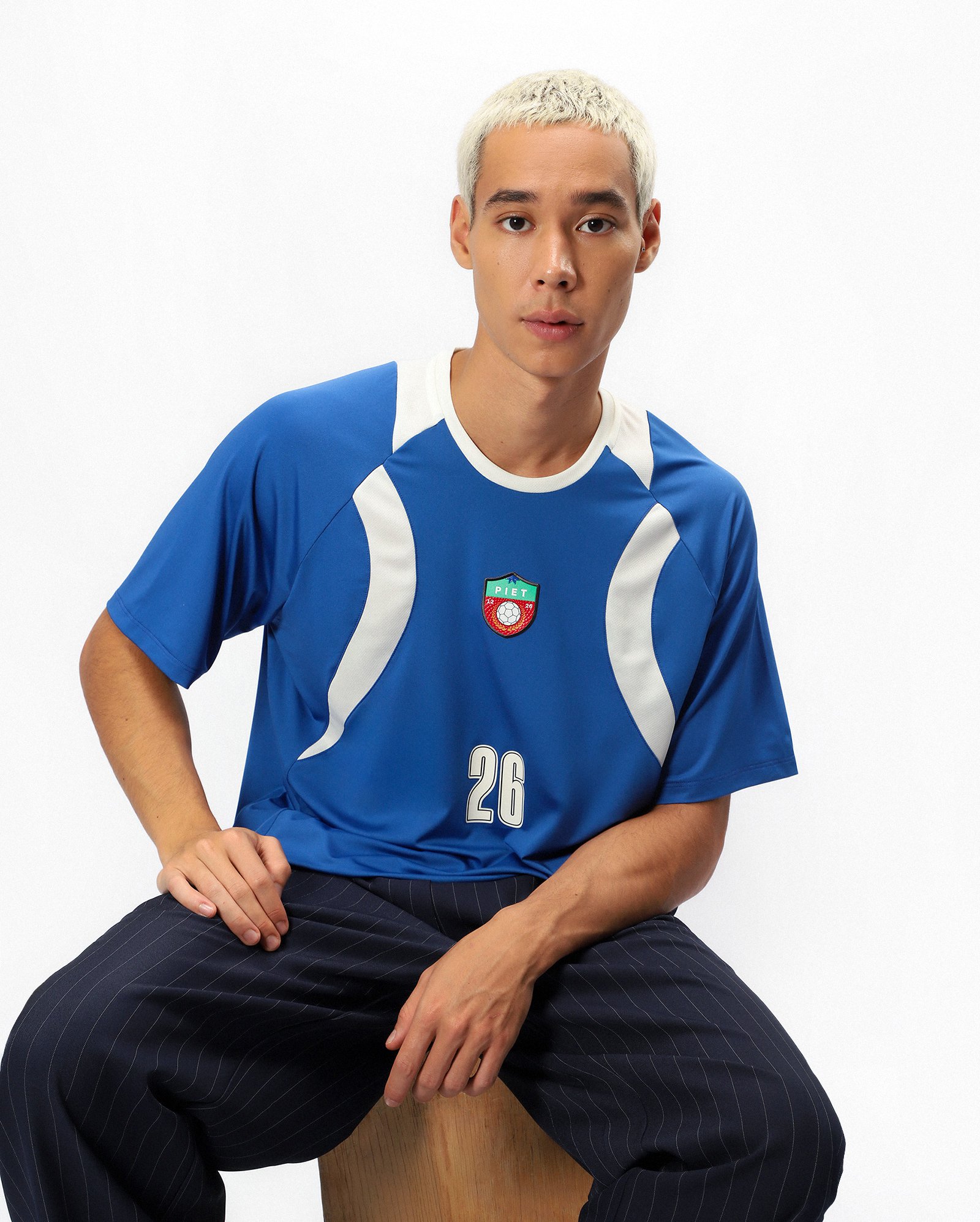 Camiseta regular Piet + Pool - azul