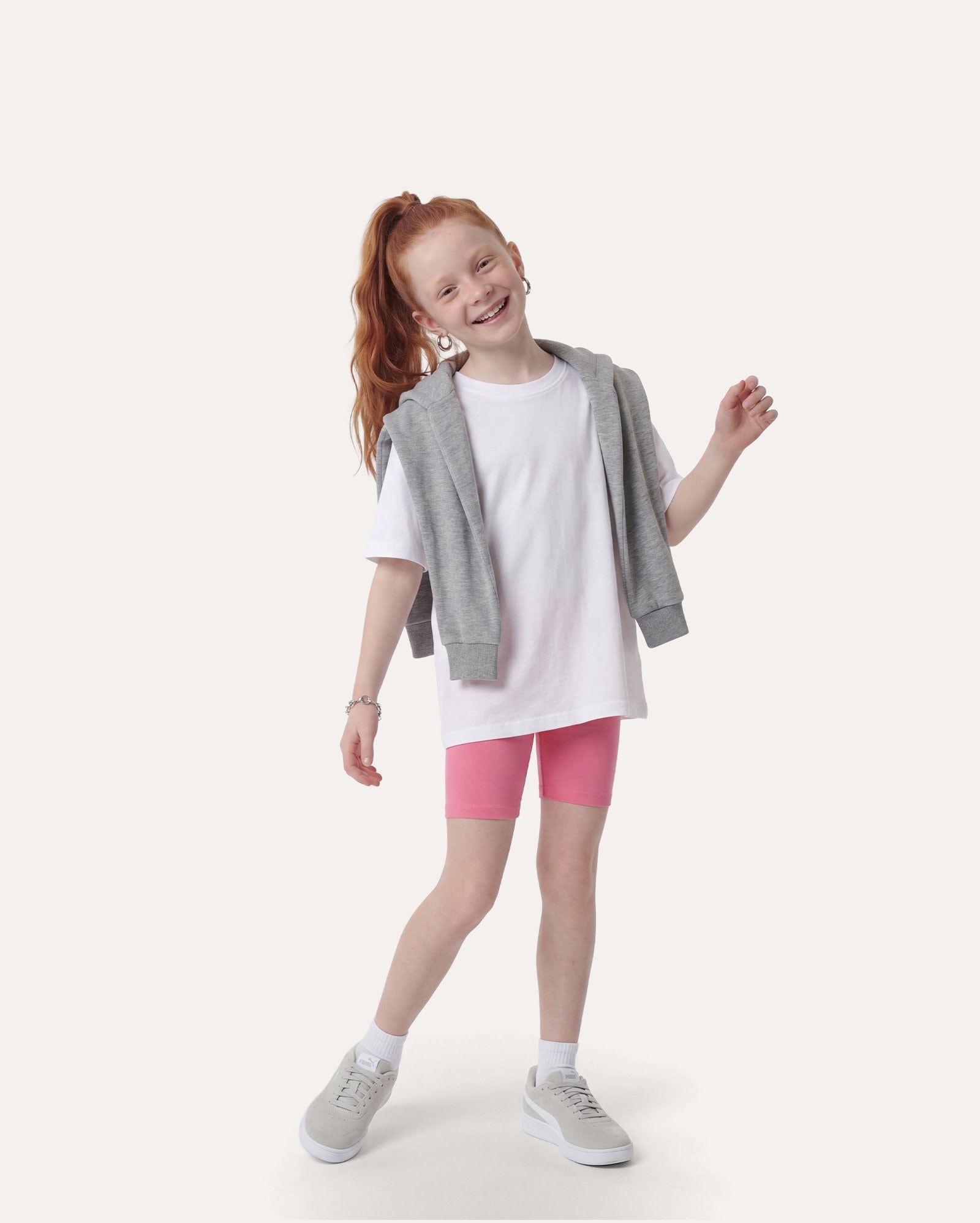 Short legging infantil 6-14A - rosa