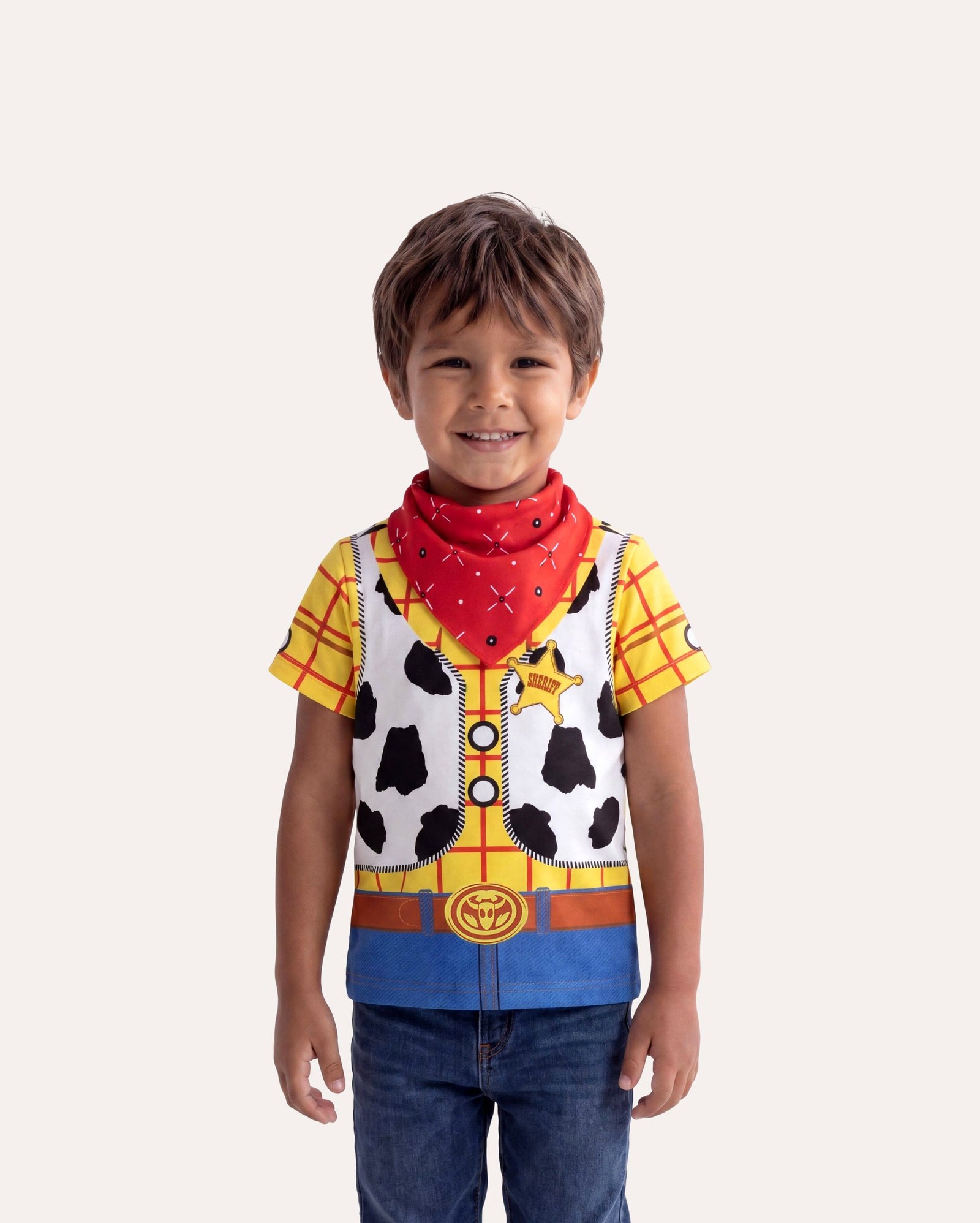 Camiseta infantil xerife Woody 1-6A -multicor | Disney