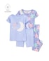 Pijama infantil 4 peças lua e estrelas - multicor | Carter's