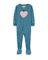 Macacão pijama bebê com pezinho coração - multicor | Carter's