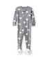 Macacão pijama bebê com pezinho urso - cinza | Carter's
