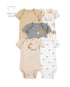 Kit body bebê 5 peças tratores e caminhão - multicor | Carter's