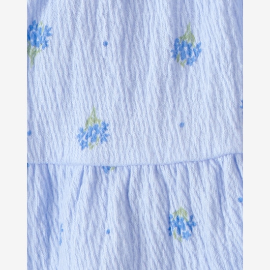 Conjunto curto bebê 2 peças floral - azul | Carter's