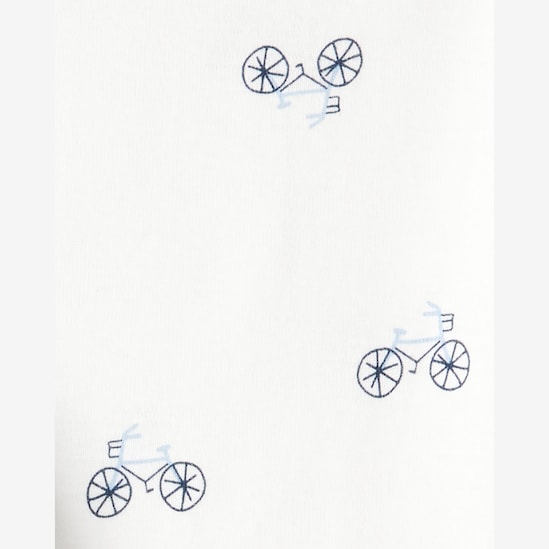 Conjunto longo bebê 3 peças matelassê bike - multicor | Carter's