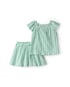 Conjunto curto infantil 2 peças texturizada - verde | Carter's
