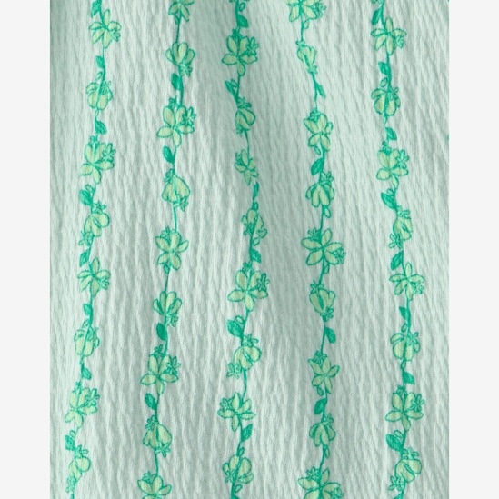 Conjunto curto infantil 2 peças texturizada - verde | Carter's
