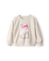 Blusa de moletom infantil coelho interativo - bege | Carter's