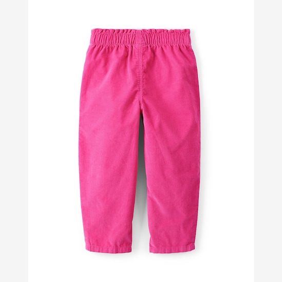 Calça sarja infantil baggy corações - rosa | Carter's