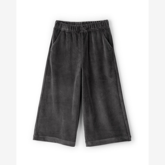 Calça infantil relaxed em plush - cinza | Carter's