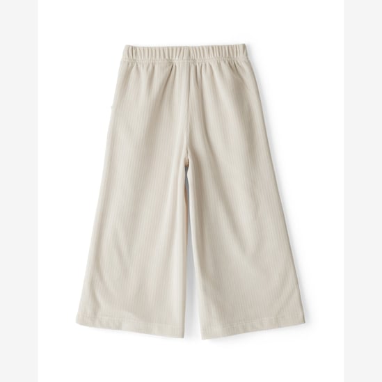 Calça infantil relaxed em plush - off-white | Carter's