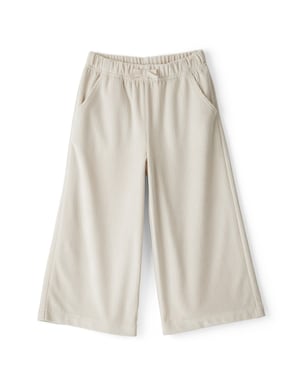 Calça infantil relaxed em plush - off-white | Carter's