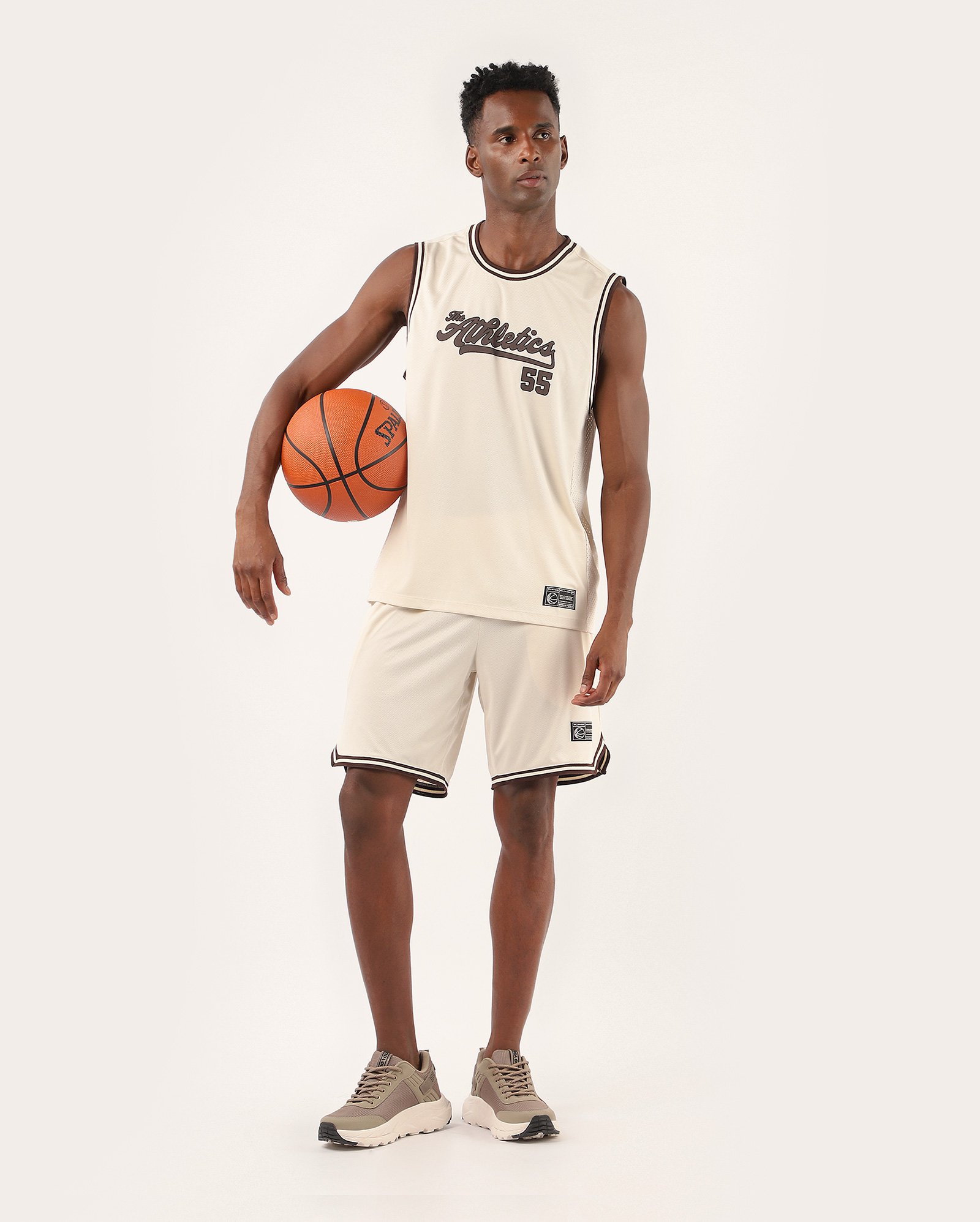 Bermuda esportiva masculina basquete - bege| Body Work