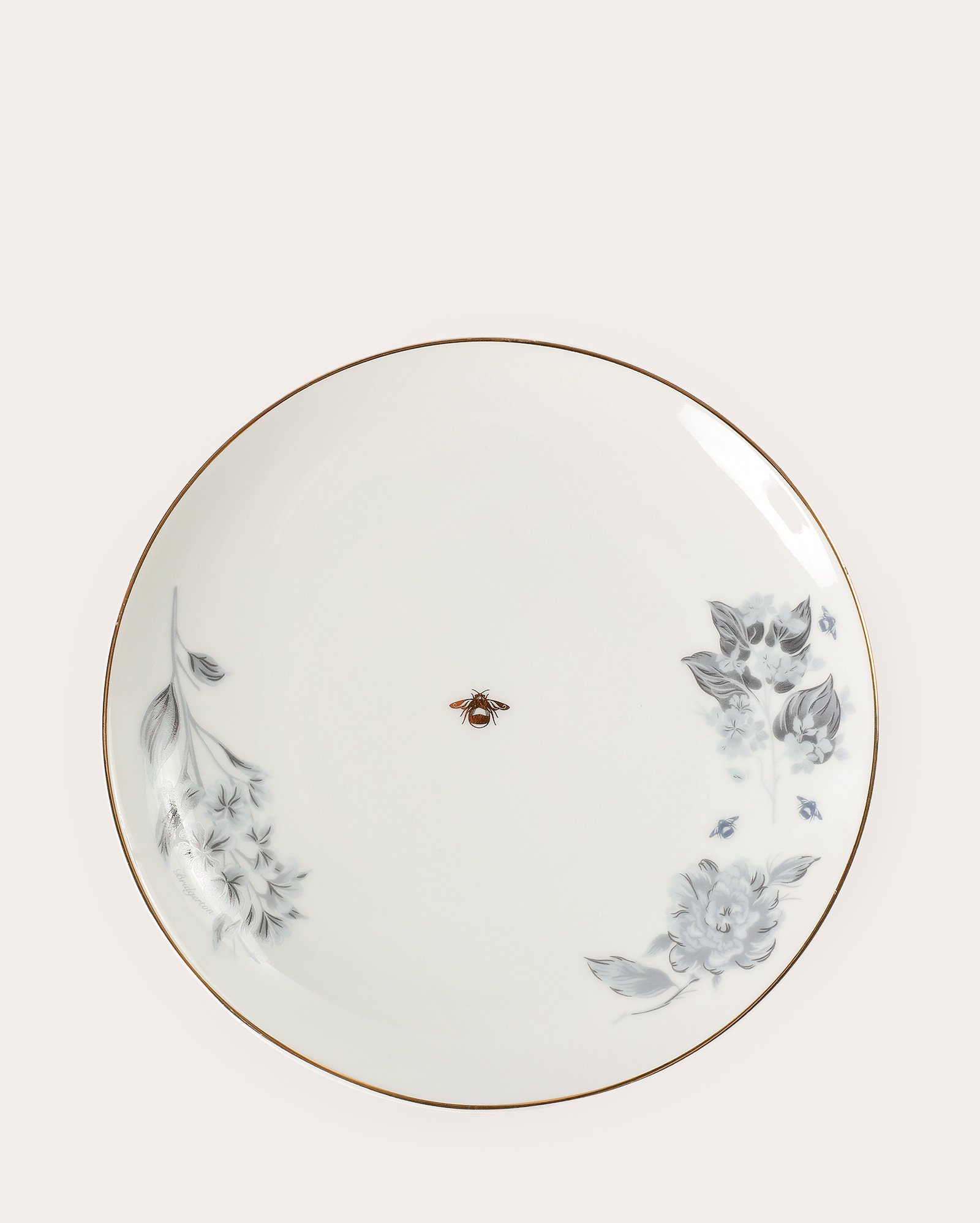 Prato de sobremesa porcelana Bridgerton 20cm - branco | Casa Riachuelo