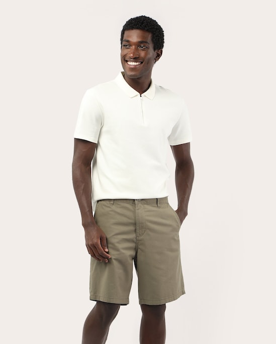 Bermuda sarja masculina reta chino - Verde | Pool Jeans