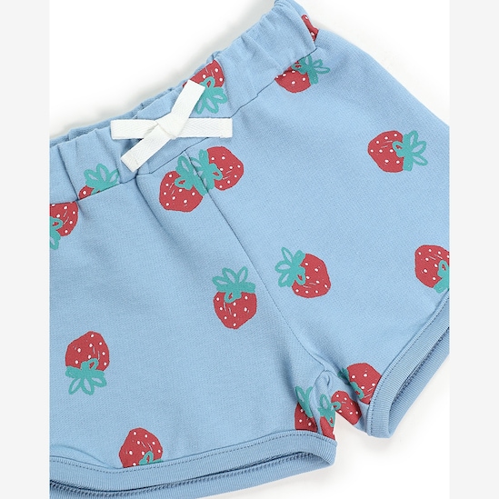 Short infantil morangos - azul | Carter's