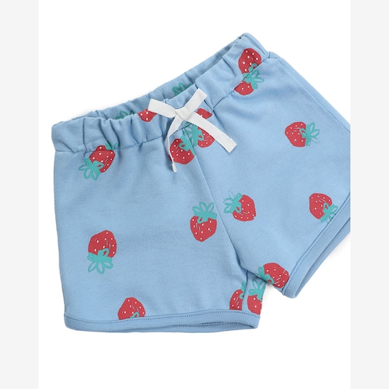 Short infantil morangos - azul | Carter's