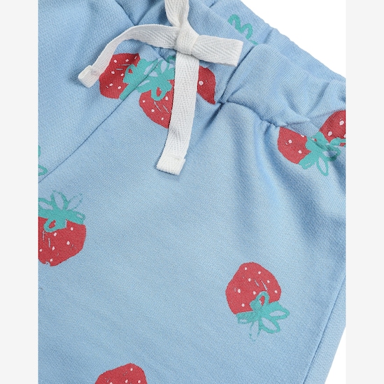 Short infantil morangos - azul | Carter's