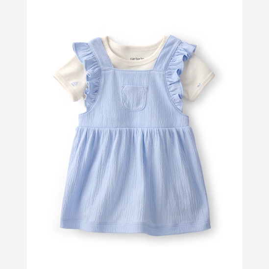 Salopete bebê texturizada com body - multicor | Carter's