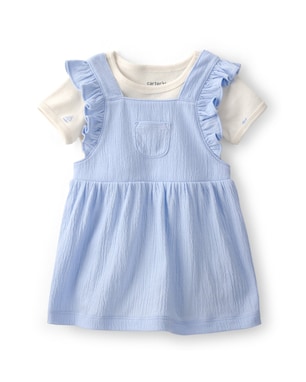 Salopete bebê texturizada com body - multicor | Carter's