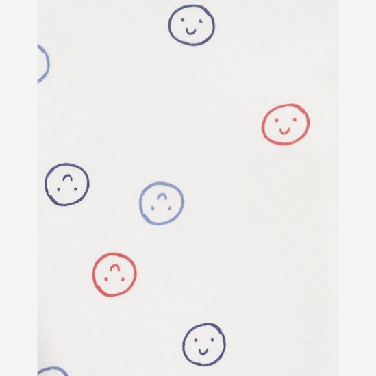 Conjunto longo bebê 3 peças smiles - multicor | Carter's