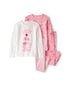 Pijama longo infantil 4 peças docinhos - multicor | Carter's