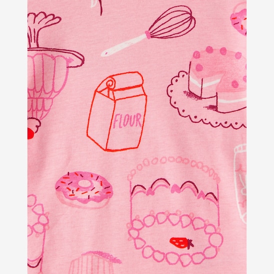 Pijama longo infantil 4 peças docinhos - multicor | Carter's