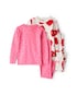 Pijama longo infantil 4 peças corações - multicor | Carter's