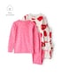 Pijama longo infantil 4 peças corações - multicor | Carter's