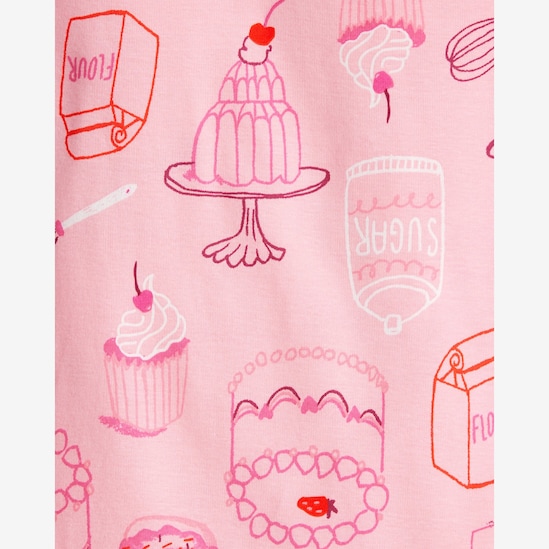 Pijama longo infantil 4 peças breakfast - multicor | Carter's