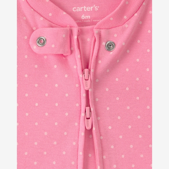 Kit macacão bebê 2 peças morango poá - multicor | Carter's