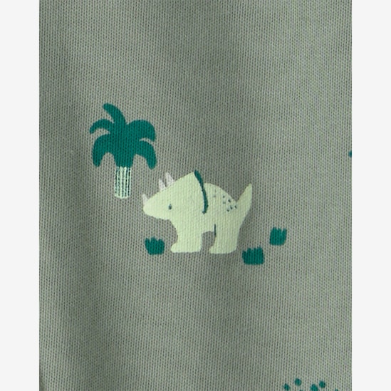 Macacão bebê com pezinho interativo dino - verde | Carter's